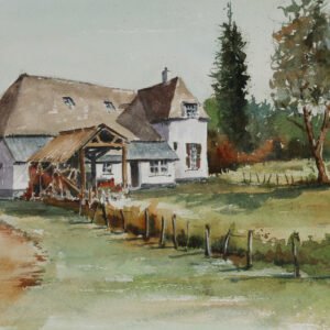 Watercolor of The Holdeurn in Berg en Dal