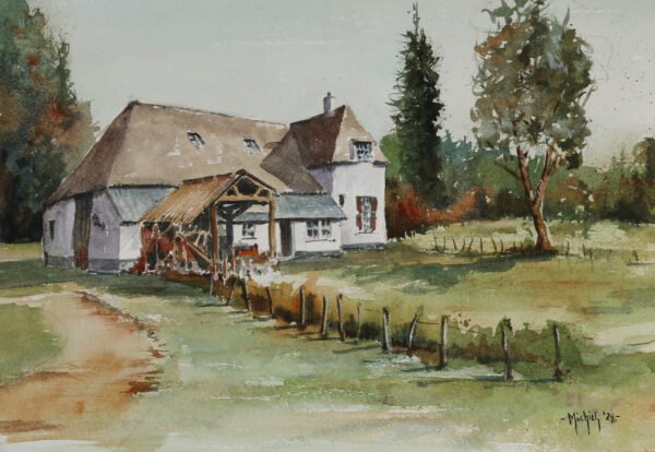 Watercolor of The Holdeurn in Berg en Dal