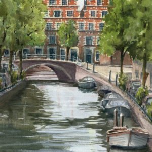 Zomerlicht bij de Wildemansbrug - Haarlem