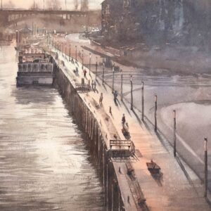 Ochtendlicht aan de Waalkade - Nijmegen