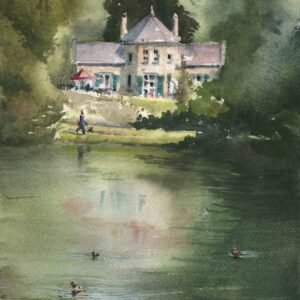 Ochtendstilte bij het Gouverneurshuisje